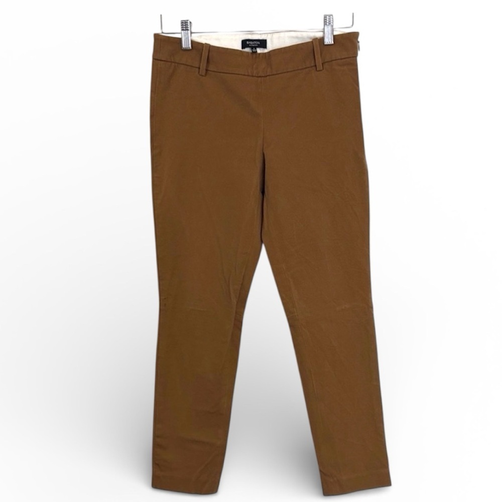 Babaton Cropped Ankle Pants in Camel Brown